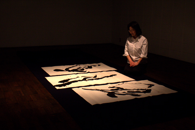 菊池錦子 の書ができるまで